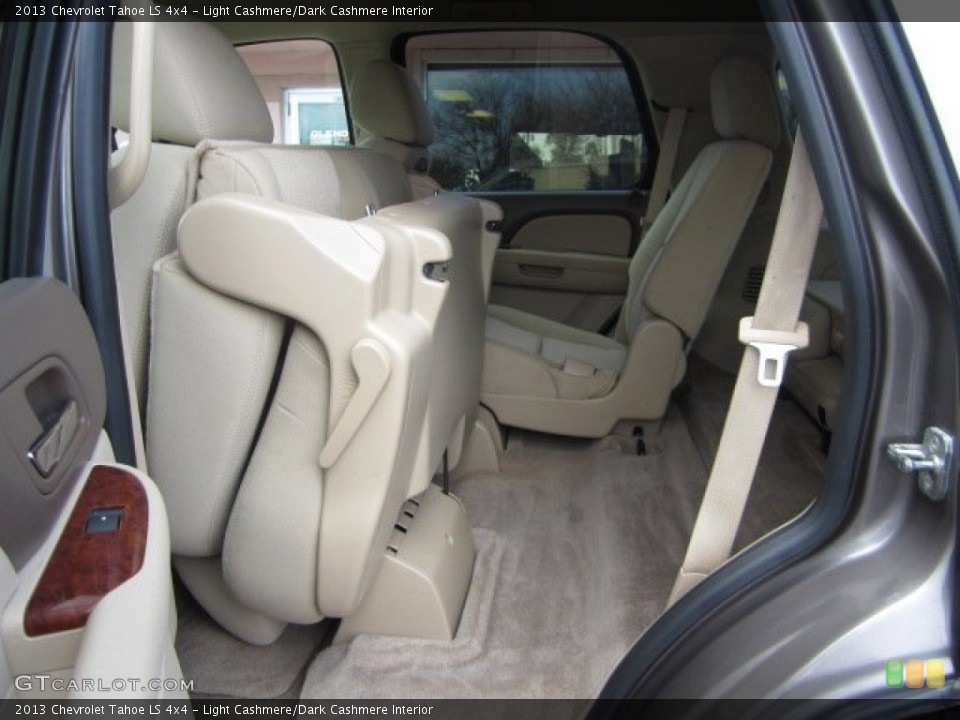 Light Cashmere/Dark Cashmere Interior Rear Seat for the 2013 Chevrolet Tahoe LS 4x4 #103106447
