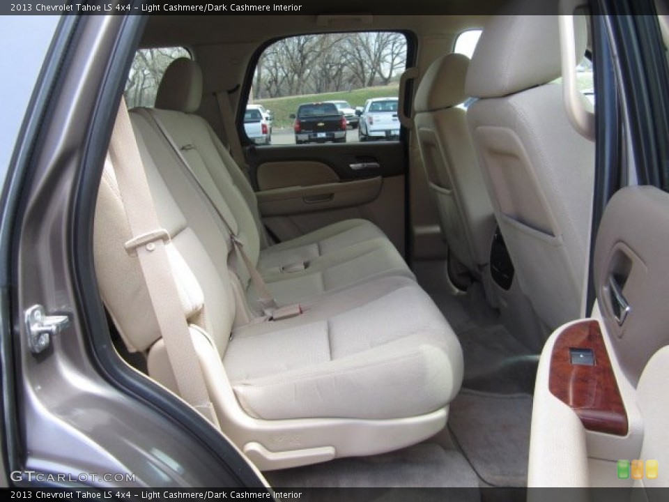 Light Cashmere/Dark Cashmere Interior Rear Seat for the 2013 Chevrolet Tahoe LS 4x4 #103106489