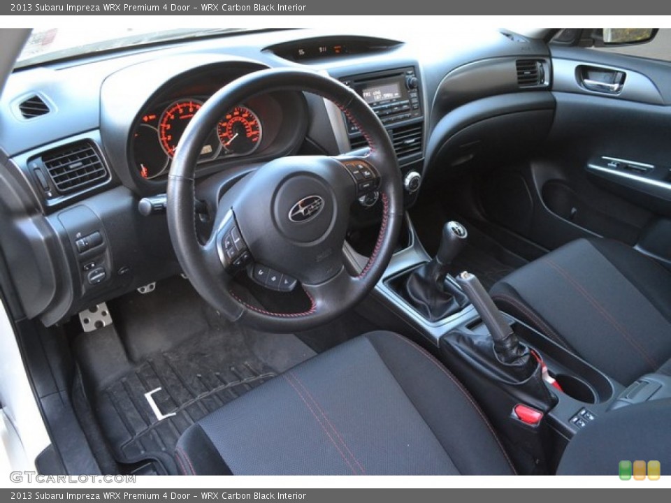 WRX Carbon Black Interior Photo for the 2013 Subaru Impreza WRX Premium 4 Door #103112534