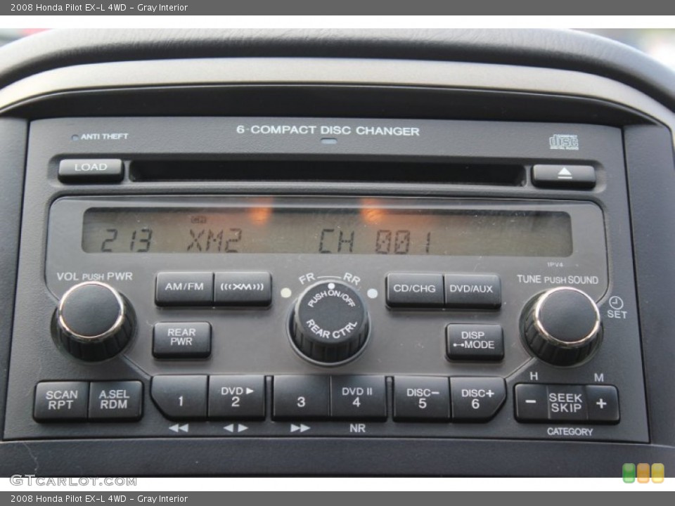 Gray Interior Audio System for the 2008 Honda Pilot EX-L 4WD #103118477