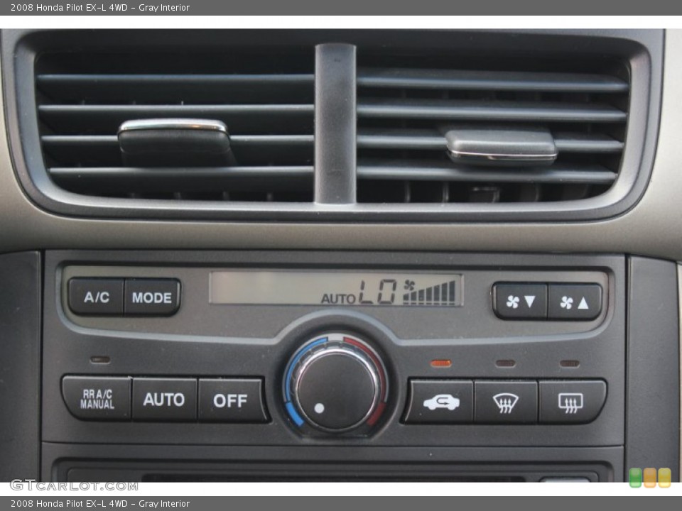Gray Interior Controls for the 2008 Honda Pilot EX-L 4WD #103118495