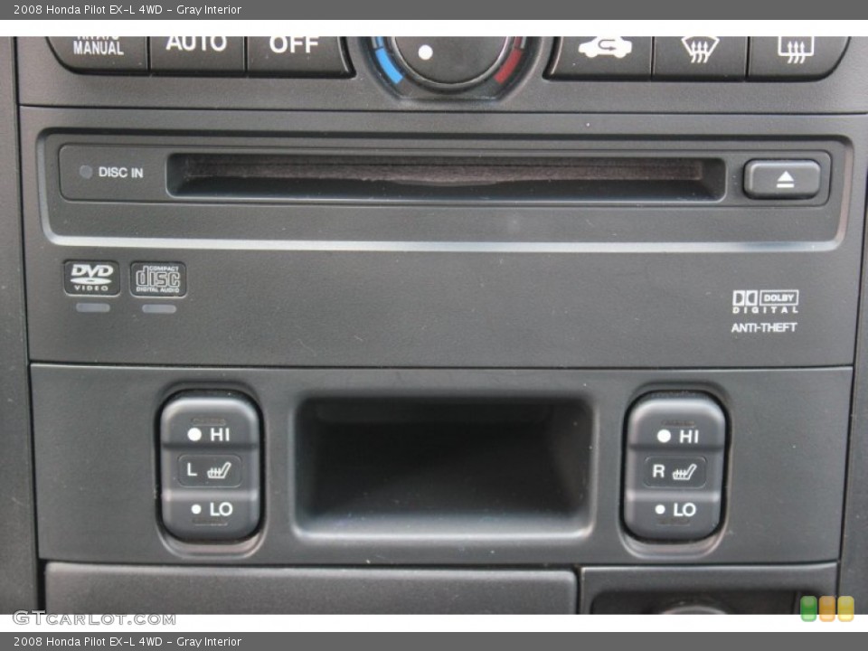 Gray Interior Controls for the 2008 Honda Pilot EX-L 4WD #103118519