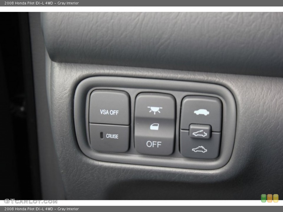 Gray Interior Controls for the 2008 Honda Pilot EX-L 4WD #103118609