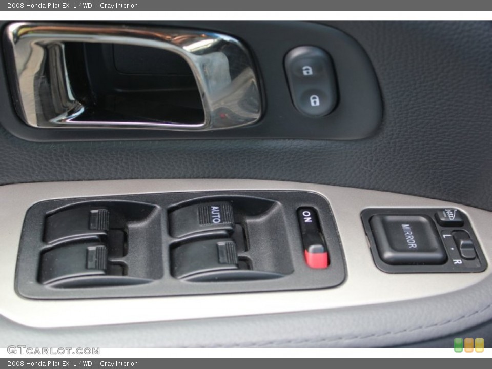 Gray Interior Controls for the 2008 Honda Pilot EX-L 4WD #103118630