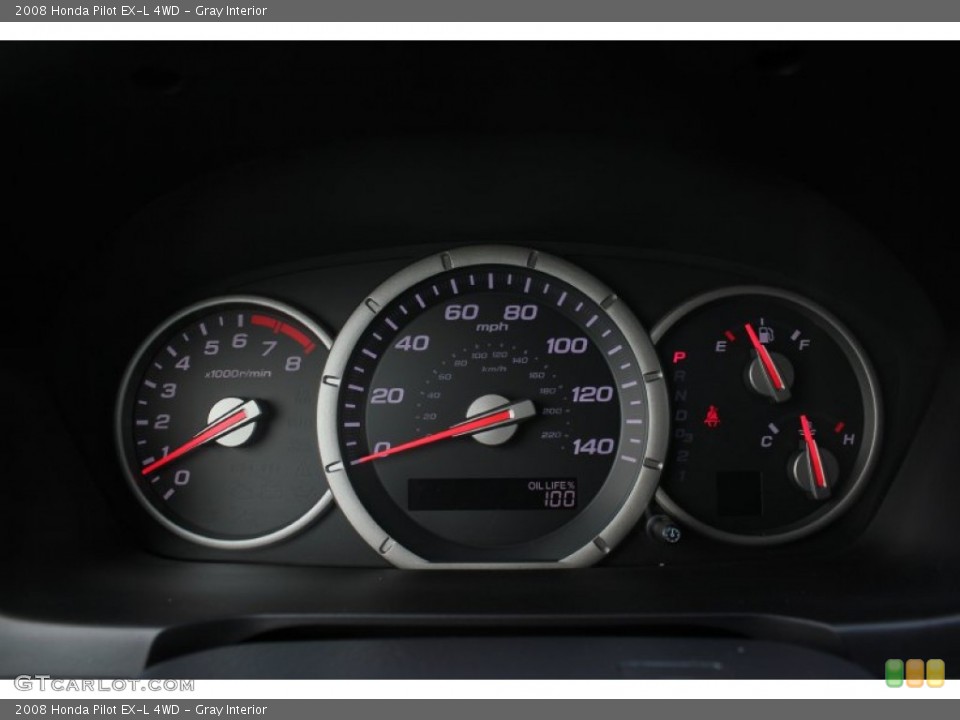 Gray Interior Gauges for the 2008 Honda Pilot EX-L 4WD #103118664