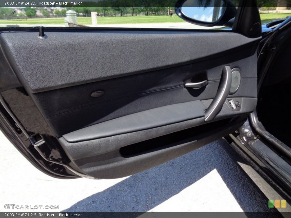 Black Interior Door Panel for the 2003 BMW Z4 2.5i Roadster #103126292