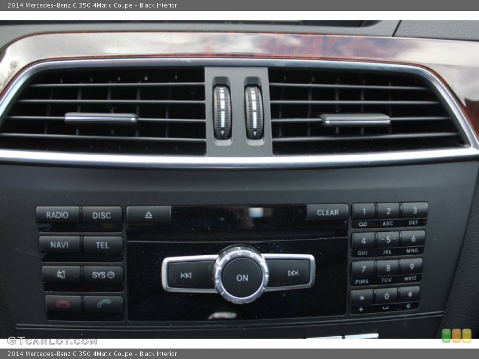 Black Interior Controls for the 2014 Mercedes-Benz C 350 4Matic Coupe #103133042