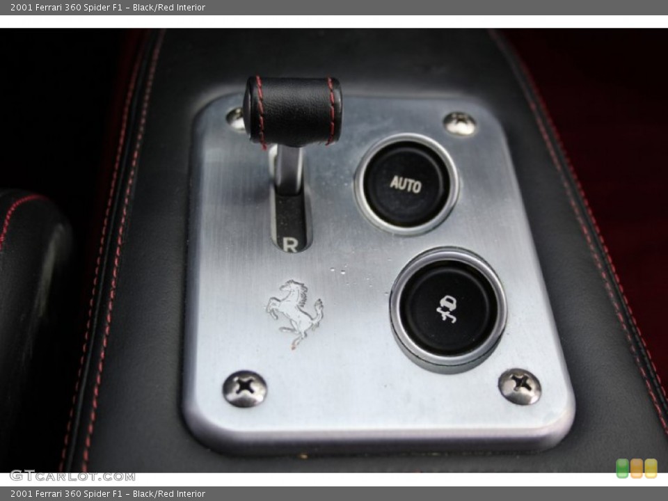 Black/Red Interior Transmission for the 2001 Ferrari 360 Spider F1 #103134038