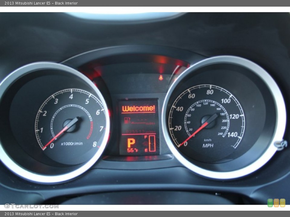 Black Interior Gauges for the 2013 Mitsubishi Lancer ES #103136828