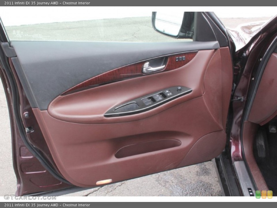 Chestnut Interior Door Panel for the 2011 Infiniti EX 35 Journey AWD #103136885