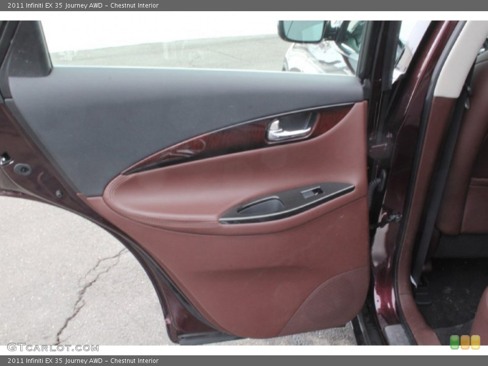 Chestnut Interior Door Panel for the 2011 Infiniti EX 35 Journey AWD #103137098
