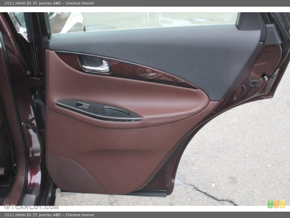Chestnut Interior Door Panel for the 2011 Infiniti EX 35 Journey AWD #103137158