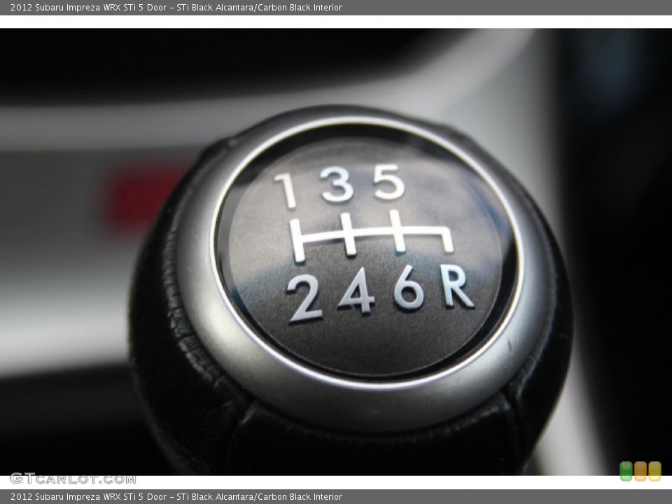 STi Black Alcantara/Carbon Black Interior Transmission for the 2012 Subaru Impreza WRX STi 5 Door #103138769