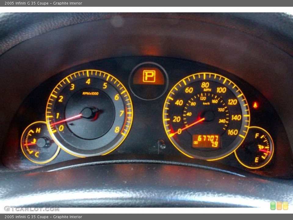 Graphite Interior Gauges for the 2005 Infiniti G 35 Coupe #103141280