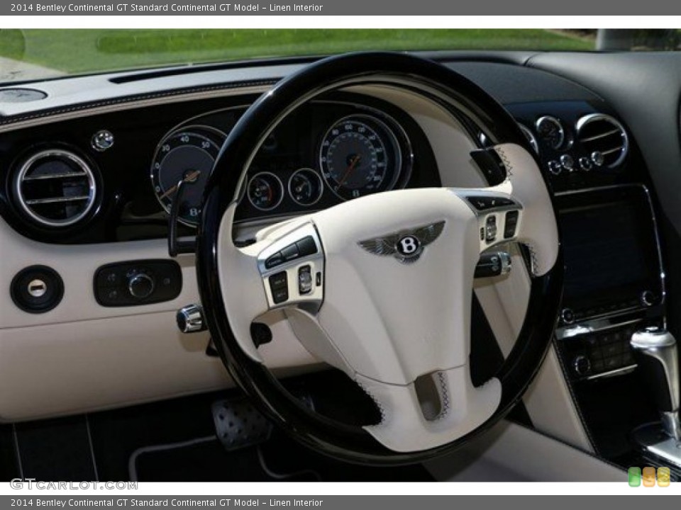 Linen Interior Steering Wheel for the 2014 Bentley Continental GT  #103144319