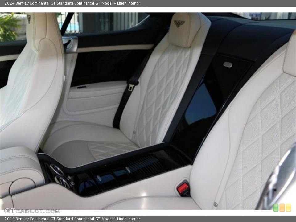 Linen Interior Rear Seat for the 2014 Bentley Continental GT  #103144443