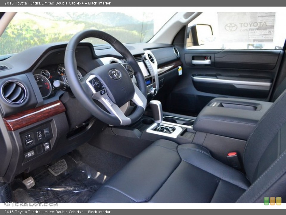Black Interior Photo for the 2015 Toyota Tundra Limited Double Cab 4x4 #103144444