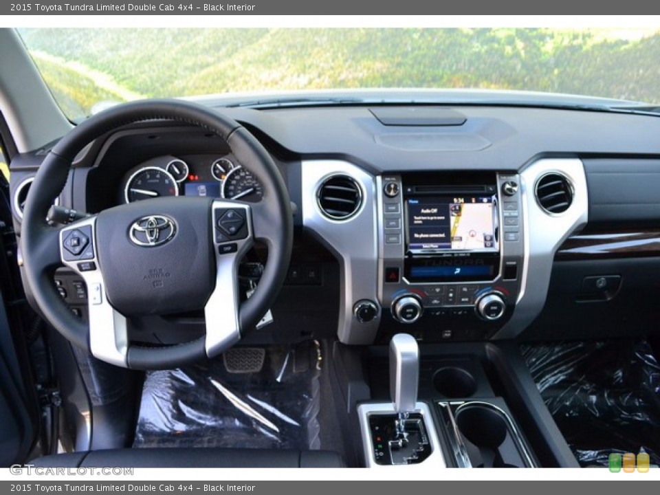 Black Interior Dashboard for the 2015 Toyota Tundra Limited Double Cab 4x4 #103144481