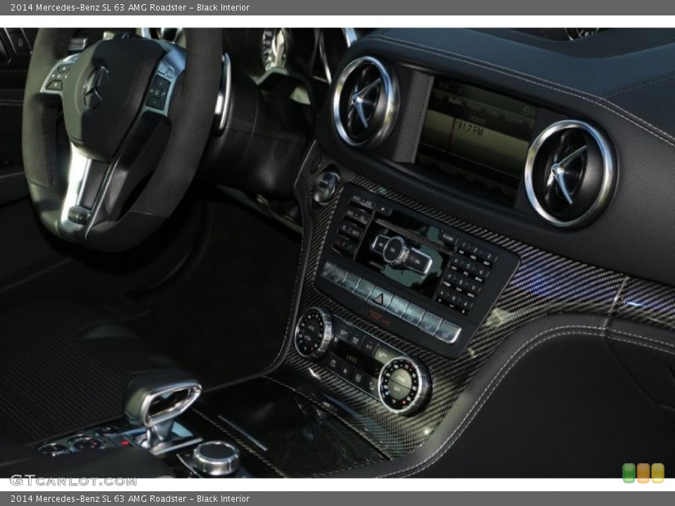 Black Interior Controls for the 2014 Mercedes-Benz SL 63 AMG Roadster #103144722