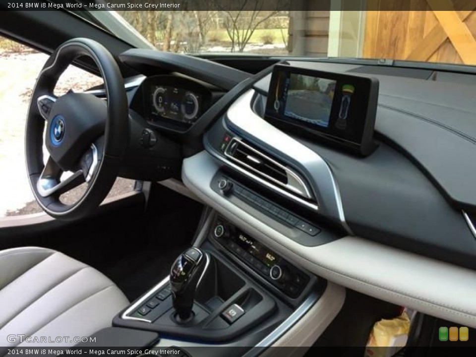 Mega Carum Spice Grey Interior Controls for the 2014 BMW i8 Mega World #103145669