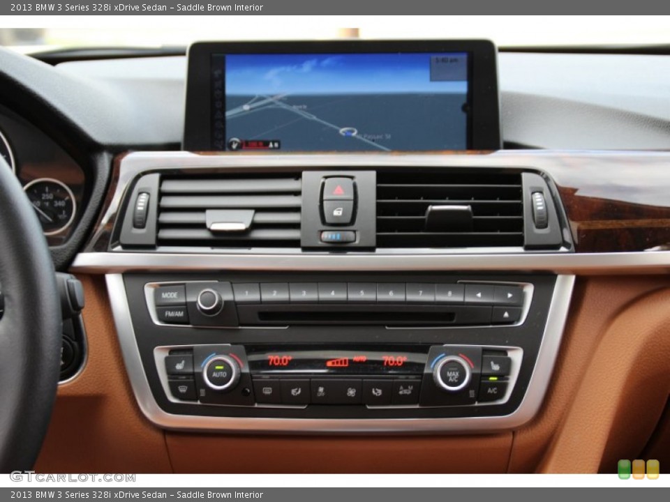 Saddle Brown Interior Controls for the 2013 BMW 3 Series 328i xDrive Sedan #103146458