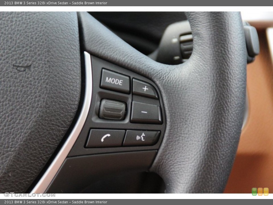 Saddle Brown Interior Controls for the 2013 BMW 3 Series 328i xDrive Sedan #103146542