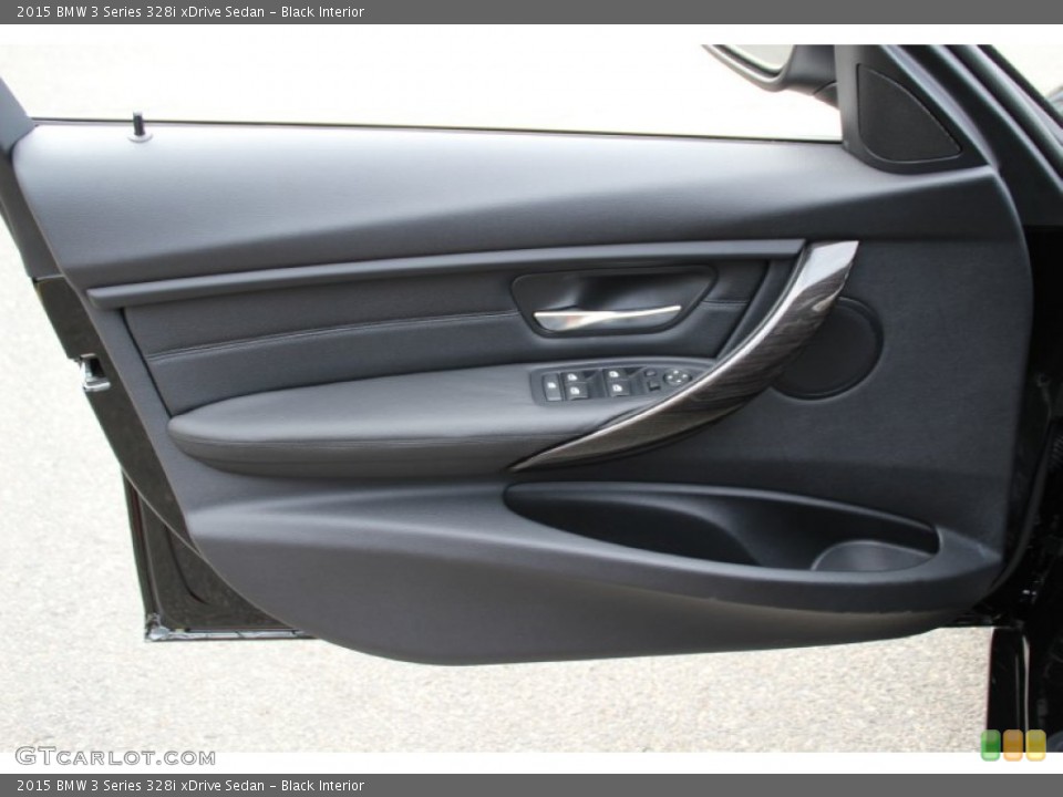 Black Interior Door Panel for the 2015 BMW 3 Series 328i xDrive Sedan #103159508