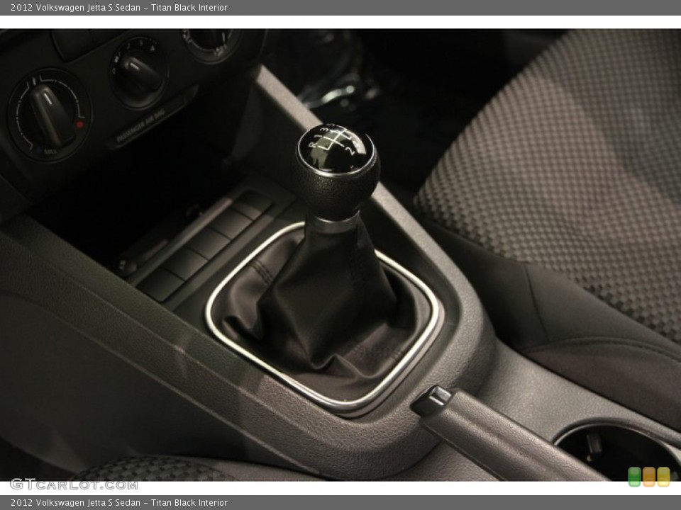 Titan Black Interior Transmission for the 2012 Volkswagen Jetta S Sedan #103161806