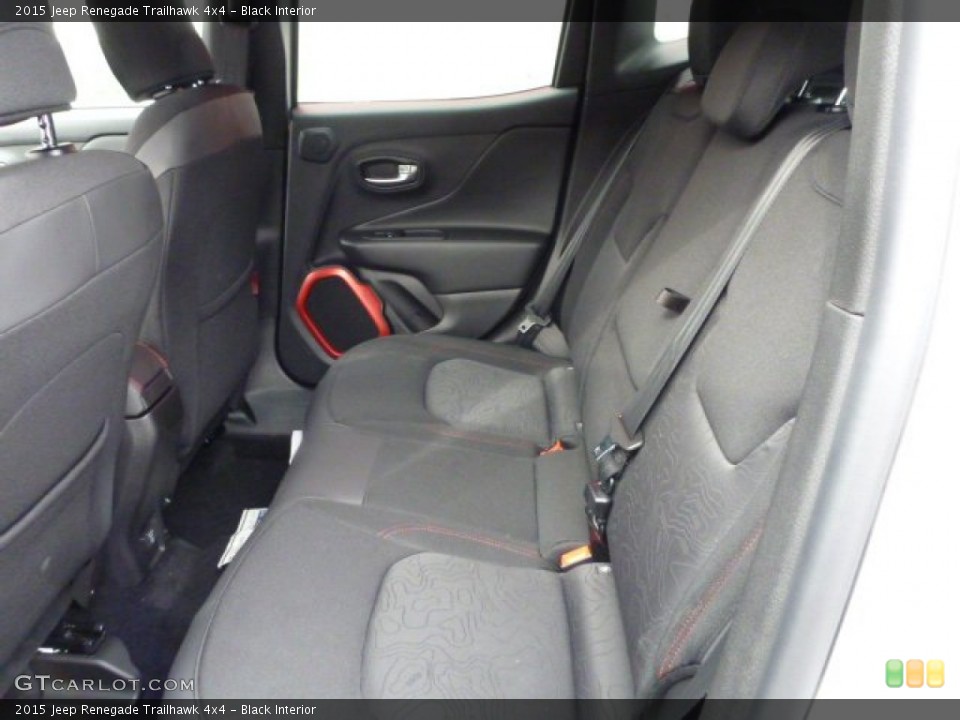 Black Interior Rear Seat for the 2015 Jeep Renegade Trailhawk 4x4 #103168265