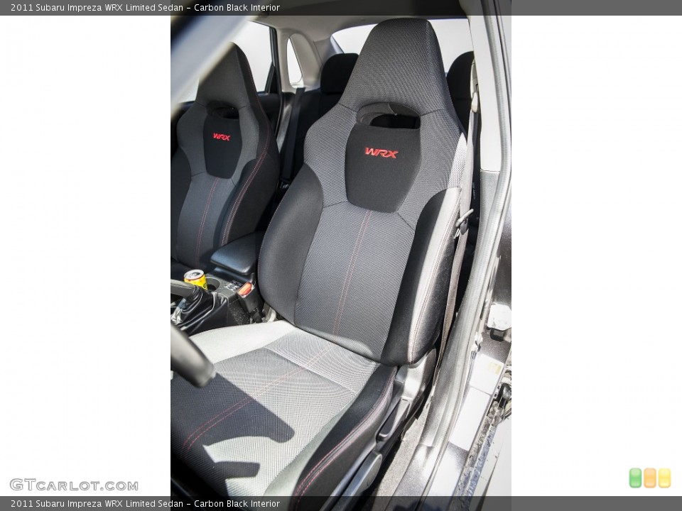Carbon Black Interior Front Seat for the 2011 Subaru Impreza WRX Limited Sedan #103168622