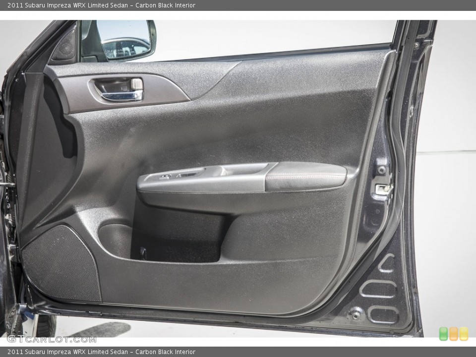 Carbon Black Interior Door Panel for the 2011 Subaru Impreza WRX Limited Sedan #103168727