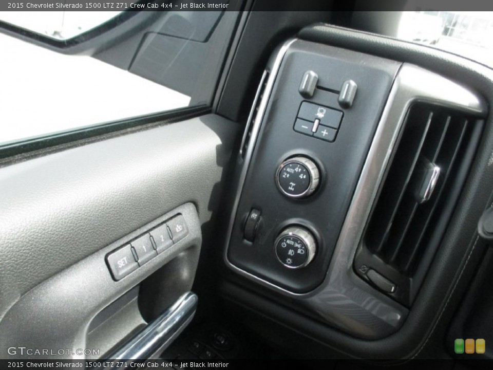Jet Black Interior Controls for the 2015 Chevrolet Silverado 1500 LTZ Z71 Crew Cab 4x4 #103169756