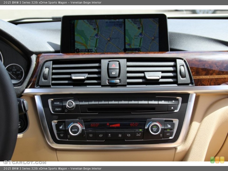 Venetian Beige Interior Controls for the 2015 BMW 3 Series 328i xDrive Sports Wagon #103172754