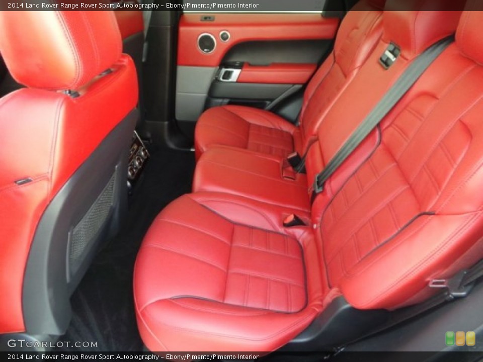 Ebony/Pimento/Pimento Interior Rear Seat for the 2014 Land Rover Range Rover Sport Autobiography #103180046