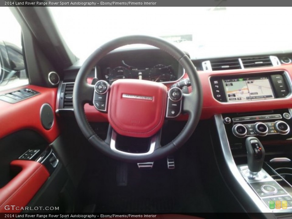 Ebony/Pimento/Pimento Interior Dashboard for the 2014 Land Rover Range Rover Sport Autobiography #103180172