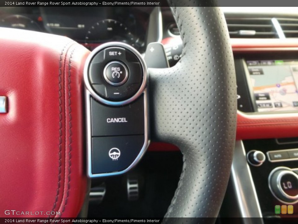 Ebony/Pimento/Pimento Interior Controls for the 2014 Land Rover Range Rover Sport Autobiography #103180211