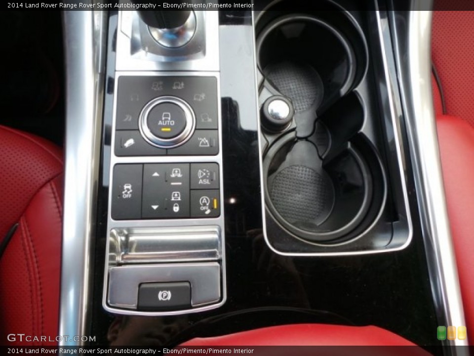 Ebony/Pimento/Pimento Interior Controls for the 2014 Land Rover Range Rover Sport Autobiography #103180325