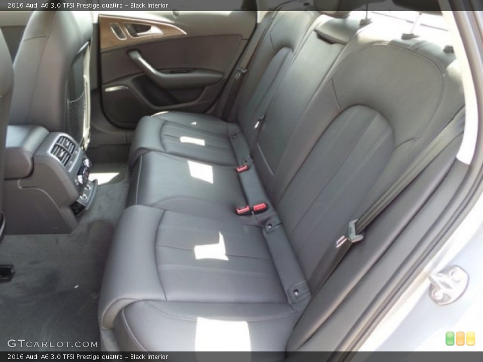 Black Interior Rear Seat for the 2016 Audi A6 3.0 TFSI Prestige quattro #103180971