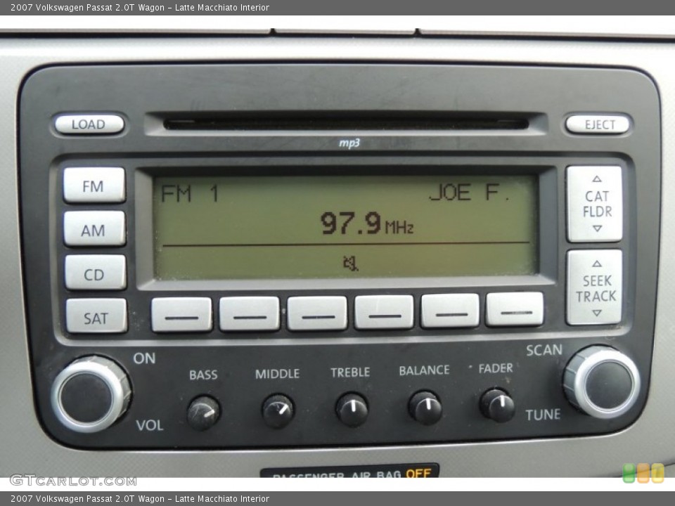 Latte Macchiato Interior Audio System for the 2007 Volkswagen Passat 2.0T Wagon #103190248