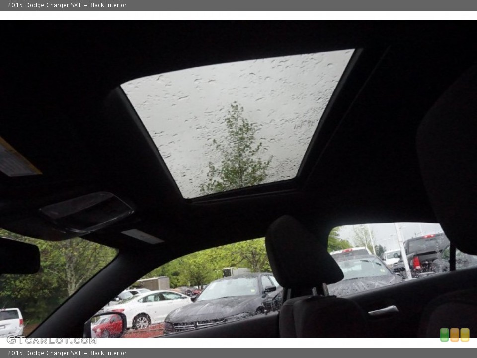 Black Interior Sunroof for the 2015 Dodge Charger SXT #103190674