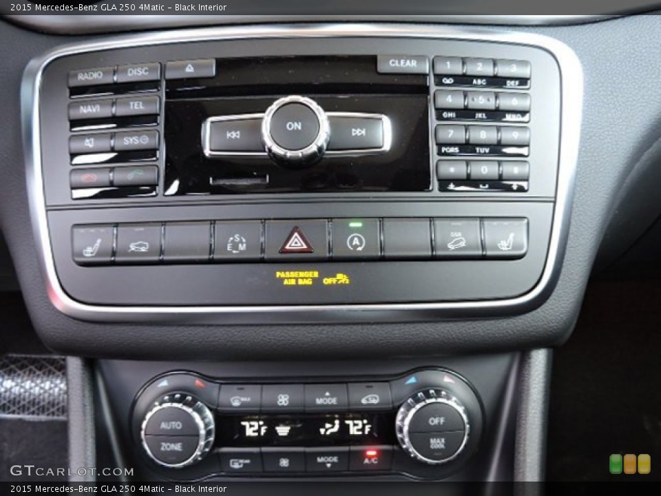 Black Interior Controls for the 2015 Mercedes-Benz GLA 250 4Matic #103192066
