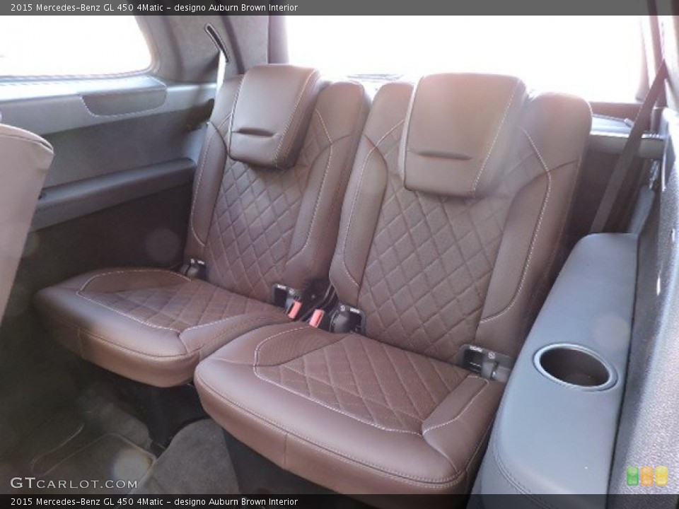 designo Auburn Brown Interior Rear Seat for the 2015 Mercedes-Benz GL 450 4Matic #103193182