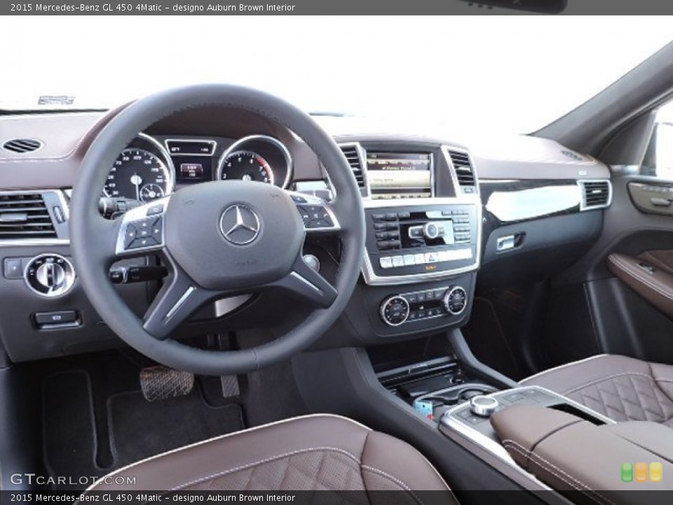 designo Auburn Brown Interior Dashboard for the 2015 Mercedes-Benz GL 450 4Matic #103193224