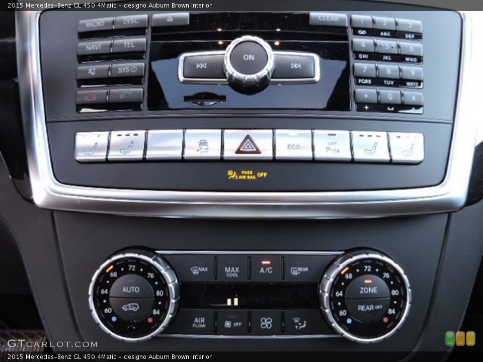 designo Auburn Brown Interior Controls for the 2015 Mercedes-Benz GL 450 4Matic #103193242