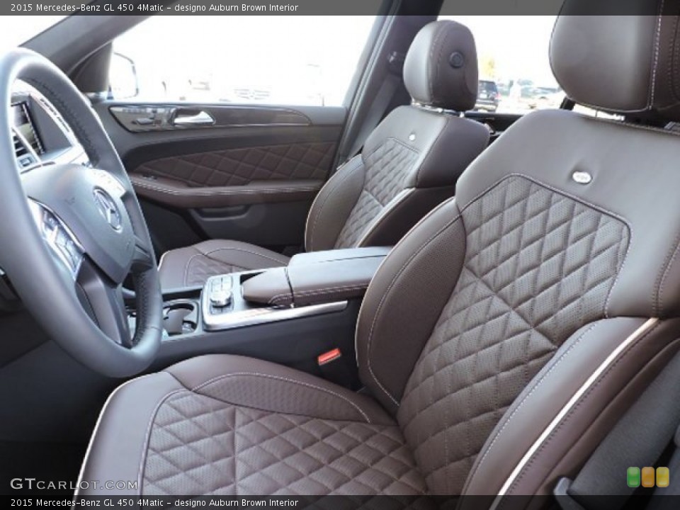designo Auburn Brown Interior Front Seat for the 2015 Mercedes-Benz GL 450 4Matic #103193284
