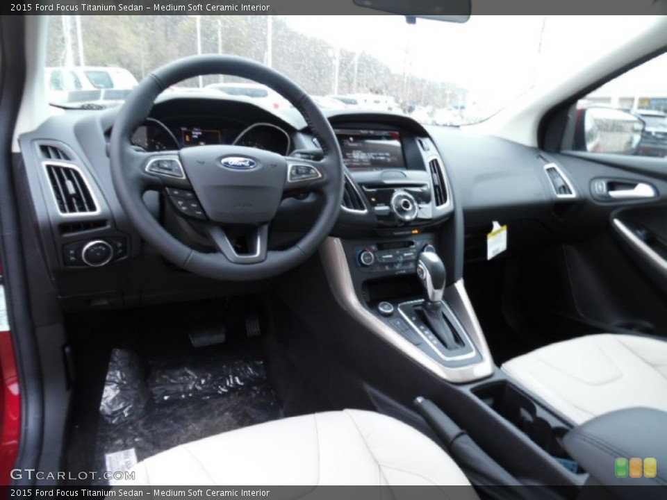 Medium Soft Ceramic Interior Prime Interior for the 2015 Ford Focus Titanium Sedan #103194250