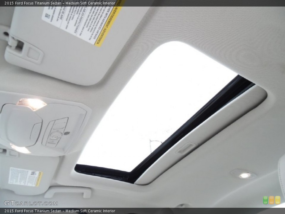 Medium Soft Ceramic Interior Sunroof for the 2015 Ford Focus Titanium Sedan #103194316