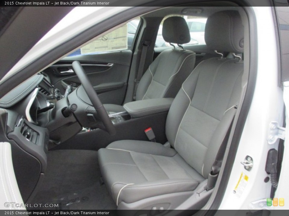 Jet Black/Dark Titanium Interior Front Seat for the 2015 Chevrolet Impala LT #103194469