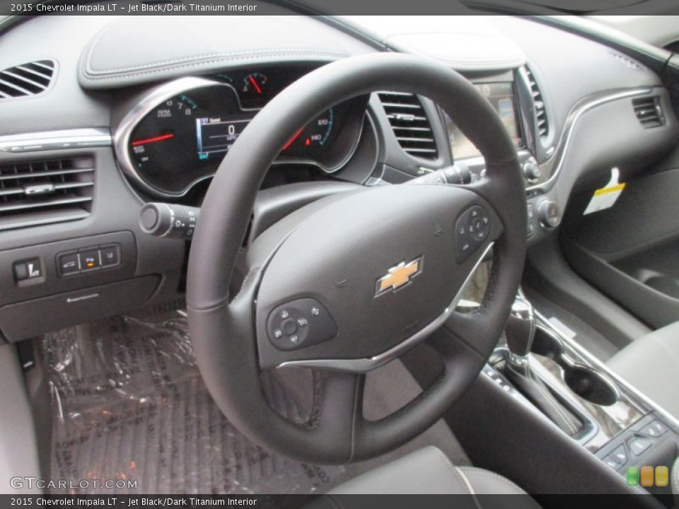 Jet Black/Dark Titanium Interior Steering Wheel for the 2015 Chevrolet Impala LT #103194516