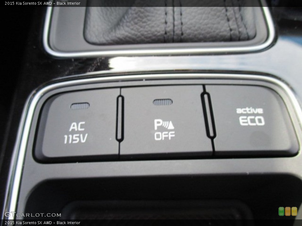 Black Interior Controls for the 2015 Kia Sorento SX AWD #103196458